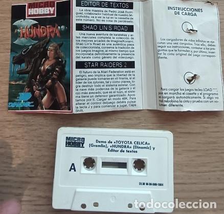 Videojuegos y consolas: Microhobby 41 - Toyota Celica - Hundra - Shao Lin's Road - Star Raiders 2 Cassette Spectrum