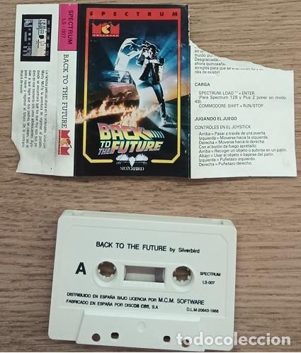 Videojuegos y consolas: Back to the Future Cassette Spectrum Silverbird Edici&oacute;n Espa&ntilde;ola