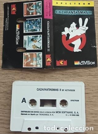 Videojuegos y consolas: Cazafantasmas 2 Cassette Spectrum Activision Edici&oacute;n Espa&ntilde;ola