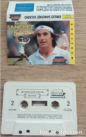 Videojuegos y consolas: Emilio S&aacute;nchez Vicario Cassette Spectrum Zigurat Edici&oacute;n Espa&ntilde;ola