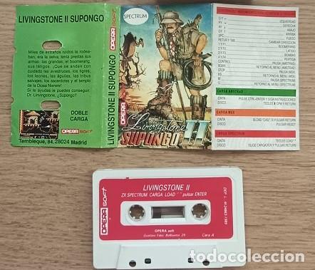Videojuegos y consolas: Livingstone Supongo 2 Cassette Spectrum Opera Soft Edici&oacute;n Espa&ntilde;ola