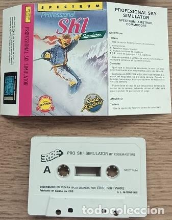 Videojuegos y consolas: Professional Ski Serie Leyenda Spectrum Codemasters Edici&oacute;n Espa&ntilde;ola