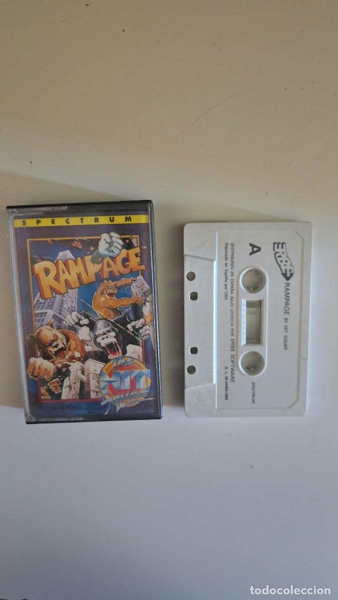 Videojogos e Consolas: JUEGO ORIGINAL CASETE SPECTRUM RAMPAGE 1989