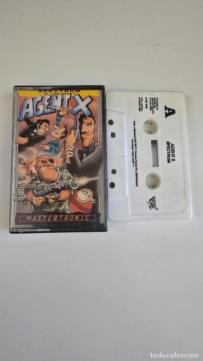 Videogiochi e Consoli: AGENT X MASTERTRONIC JUEGO CASSETTE CINTA SPECTRUM SINCLAIR ZX 48K 128K
