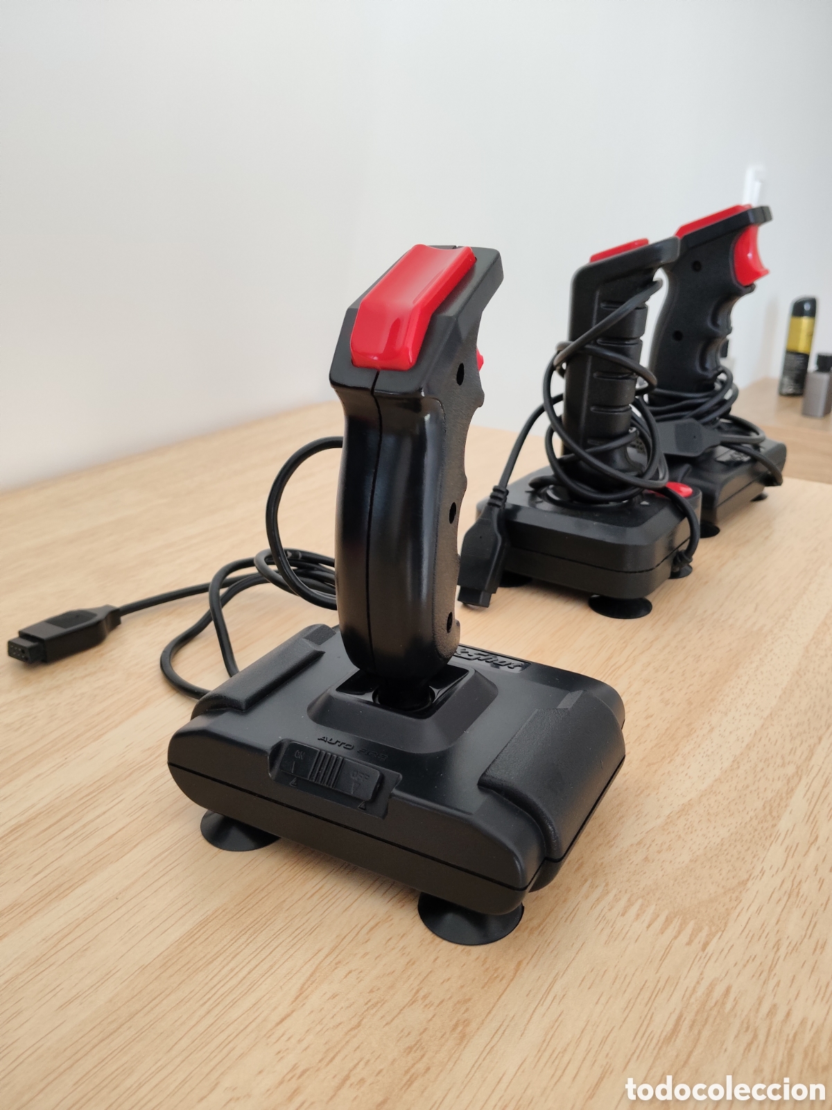 Videojuegos y consolas: Lote 3 Joysticks Retro DB9 Spectrum + Cable&nbsp; - Foto 4