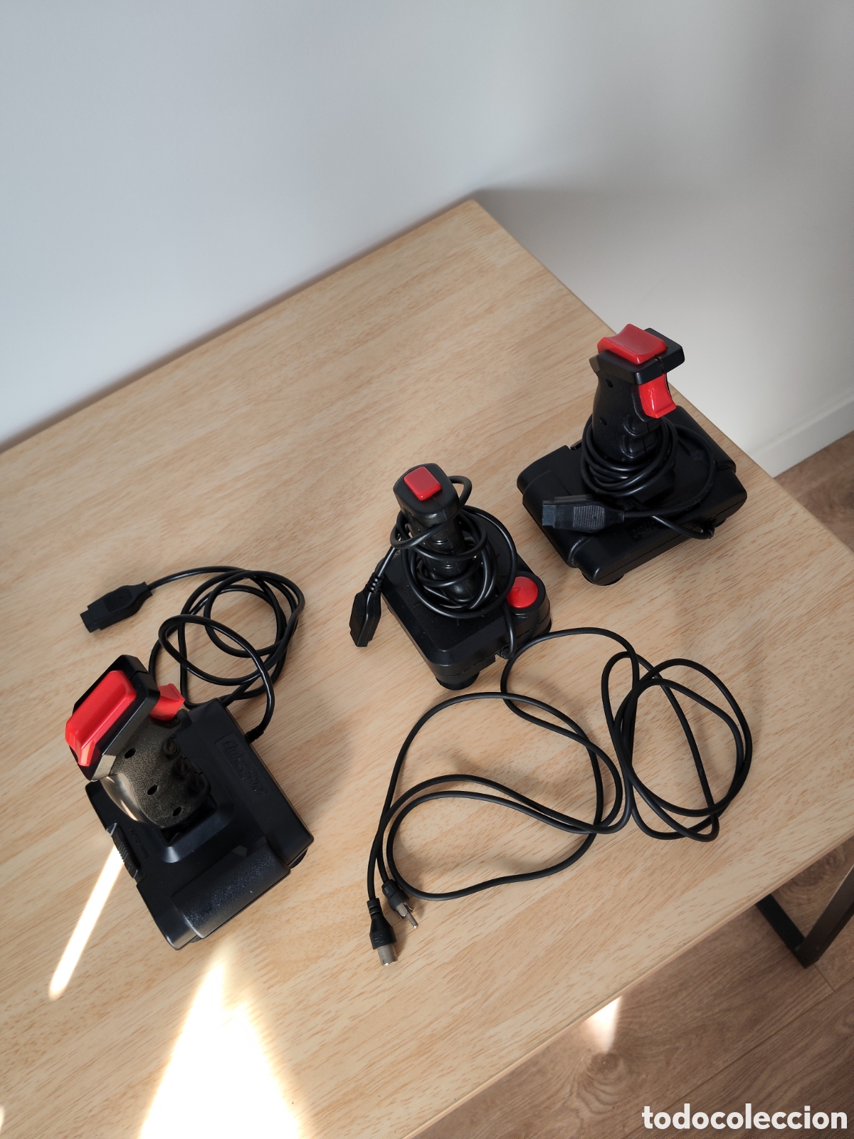 Videojuegos y consolas: Lote 3 Joysticks Retro DB9 Spectrum + Cable&nbsp; - Foto 8