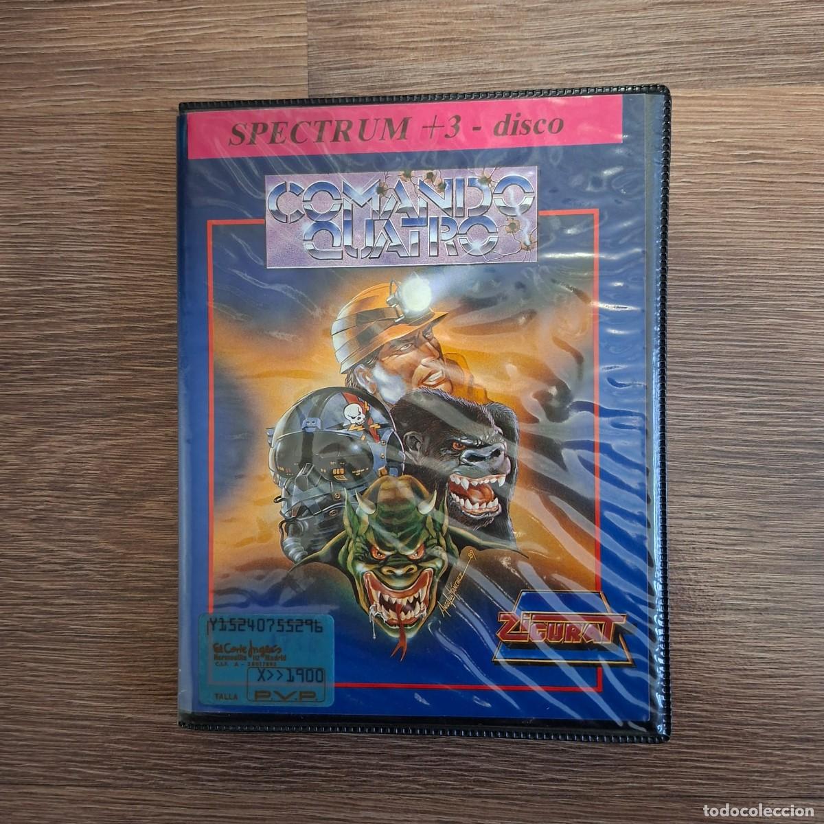 Videojuegos y consolas: Comando Quatro Spetrum + 3 Disco