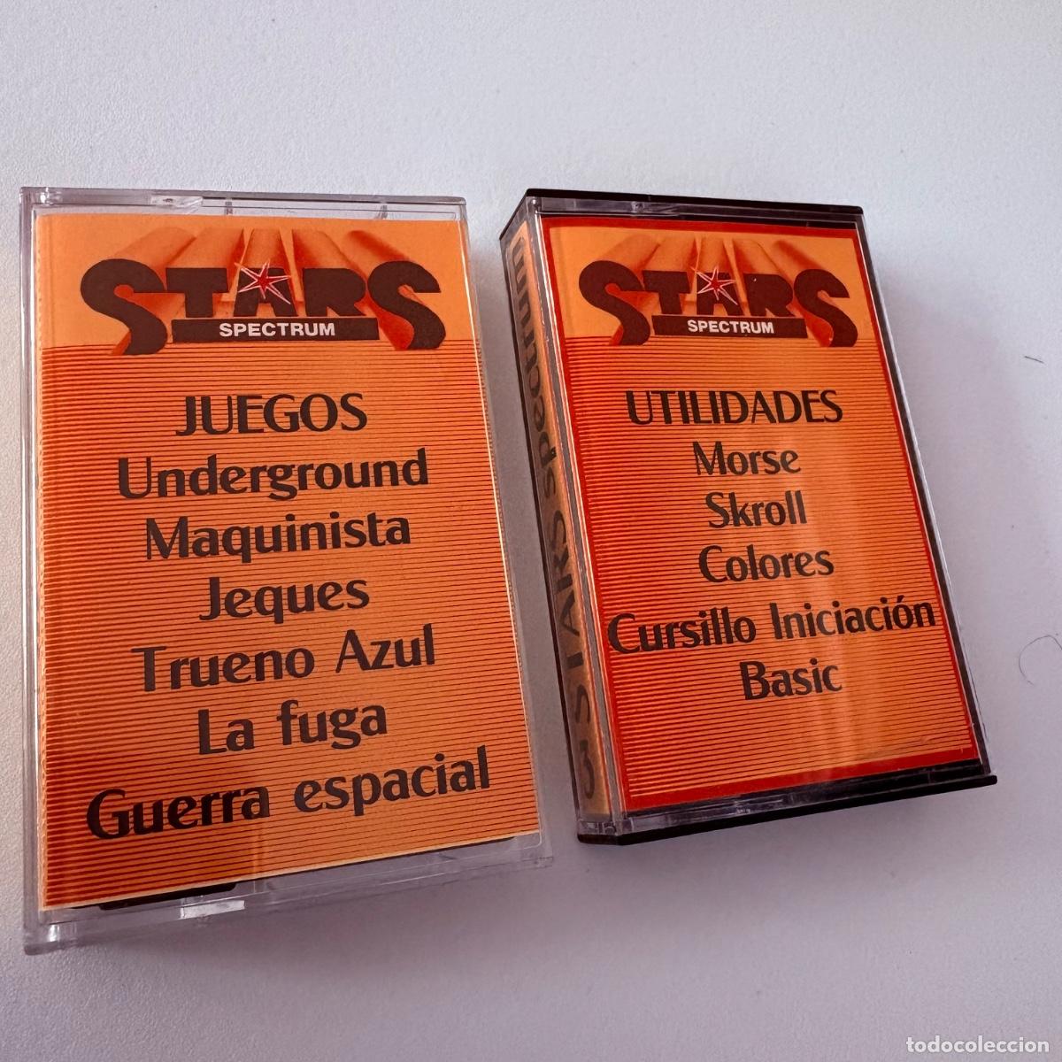 Videojuegos y consolas: Lote cinta cassette demo juegos utilidades de la revista stars spectrum n&ordm; 3