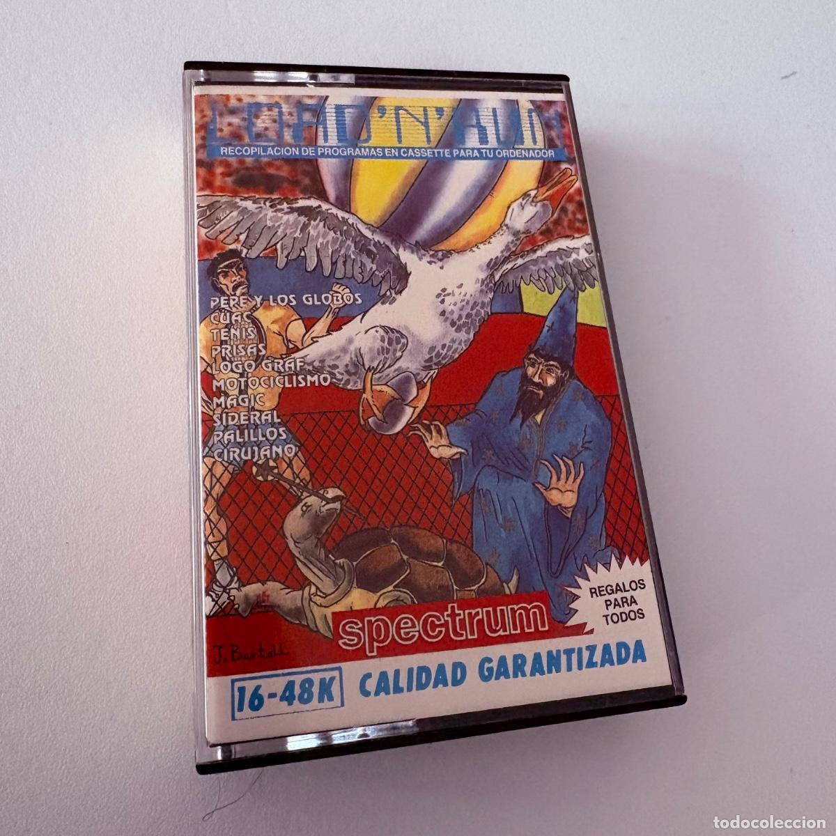 Videojuegos y consolas: cinta cassette demo juegos de la REVISTA LOAD&acute;N&acute;RUN SPECTRUM N&ordm; 10 load'n'run