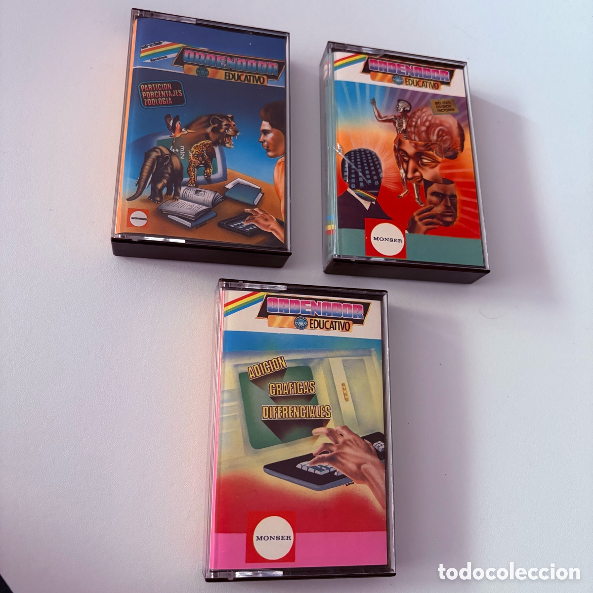 Videospiele und Konsolen: Lote cinta cassette demo juegos ordenador educativo spectrum n&ordm; 2-3-6