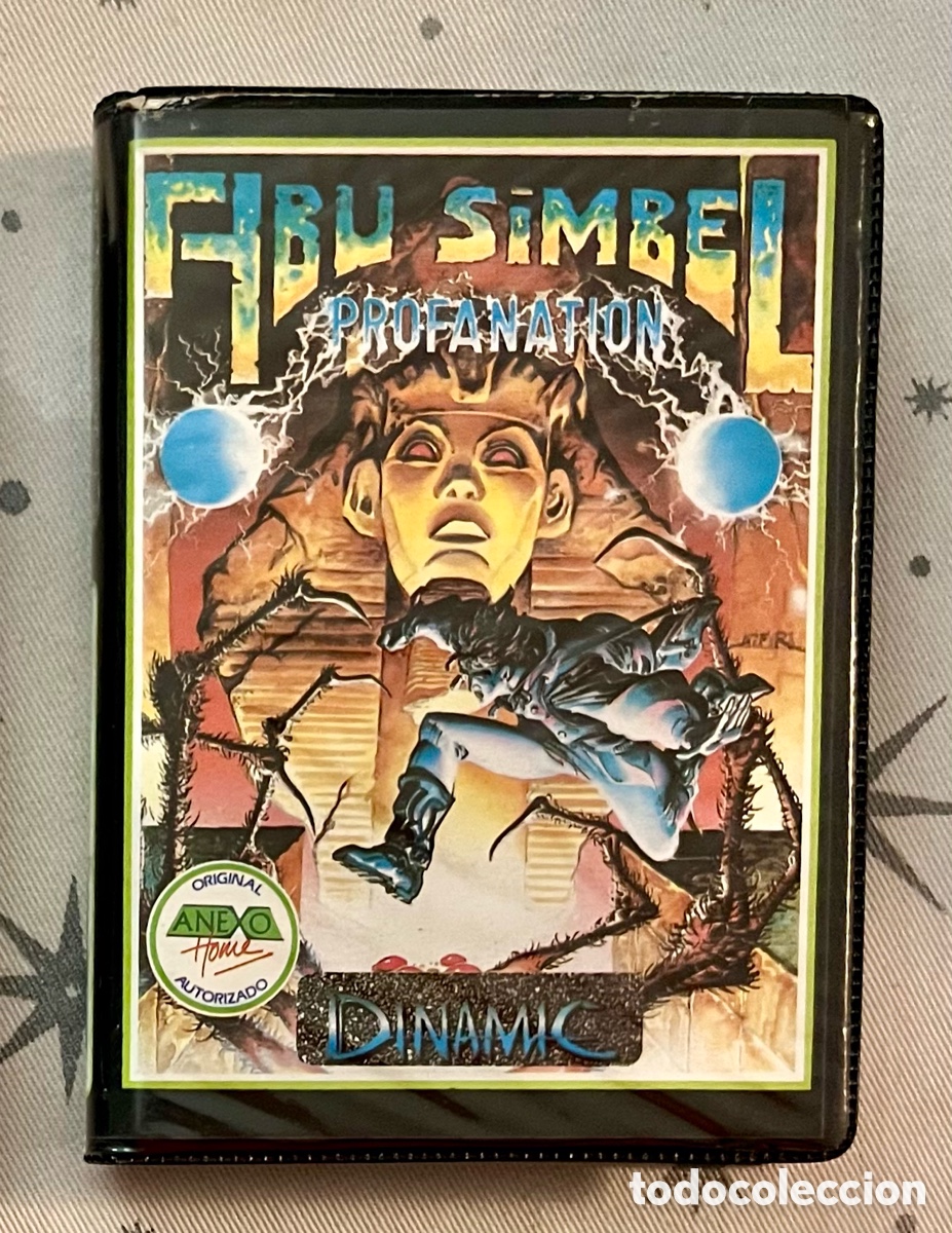 Videojuegos y consolas: Juego ZX Spectrum ABU SIMBEL PROFANATION de Dinamic