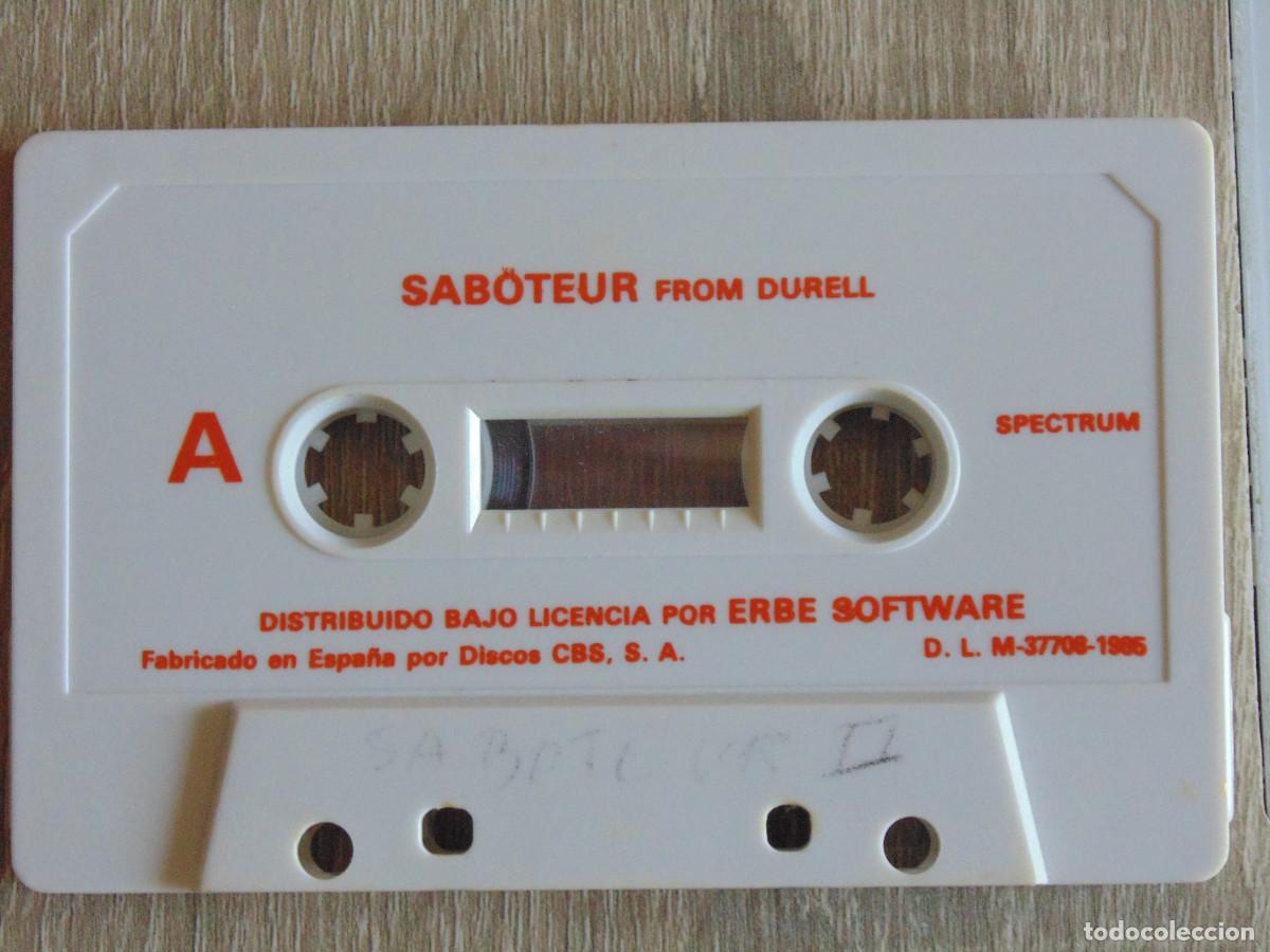 Videojuegos y consolas: Juego Spectrum. Saboteur. Durrel / ERBE.
