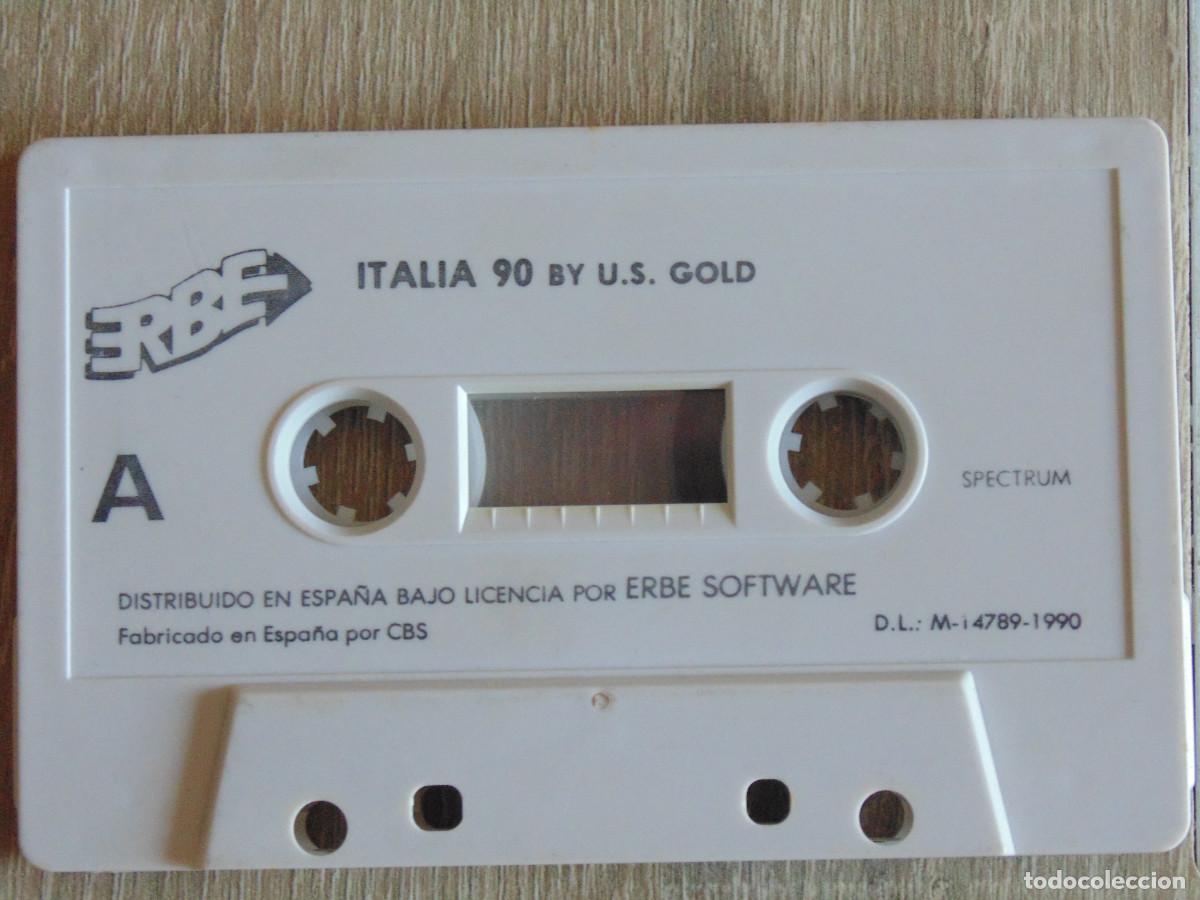 Videojuegos y consolas: Juego spectrum. Italia 90. Us Gold / ERBE.