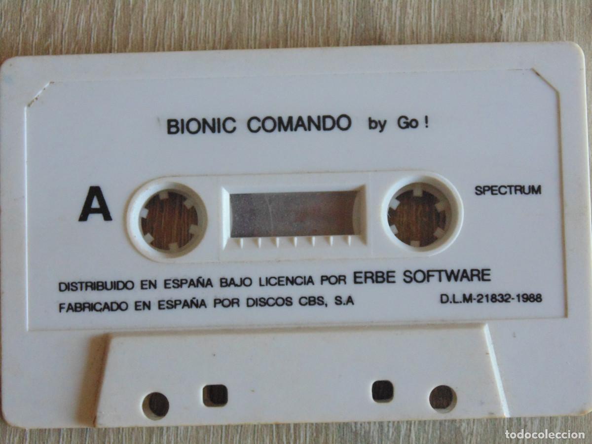 Videojuegos y consolas: Juego spectrum. Bionic Commado. Capcom / GO&iexcl; / ERBE.