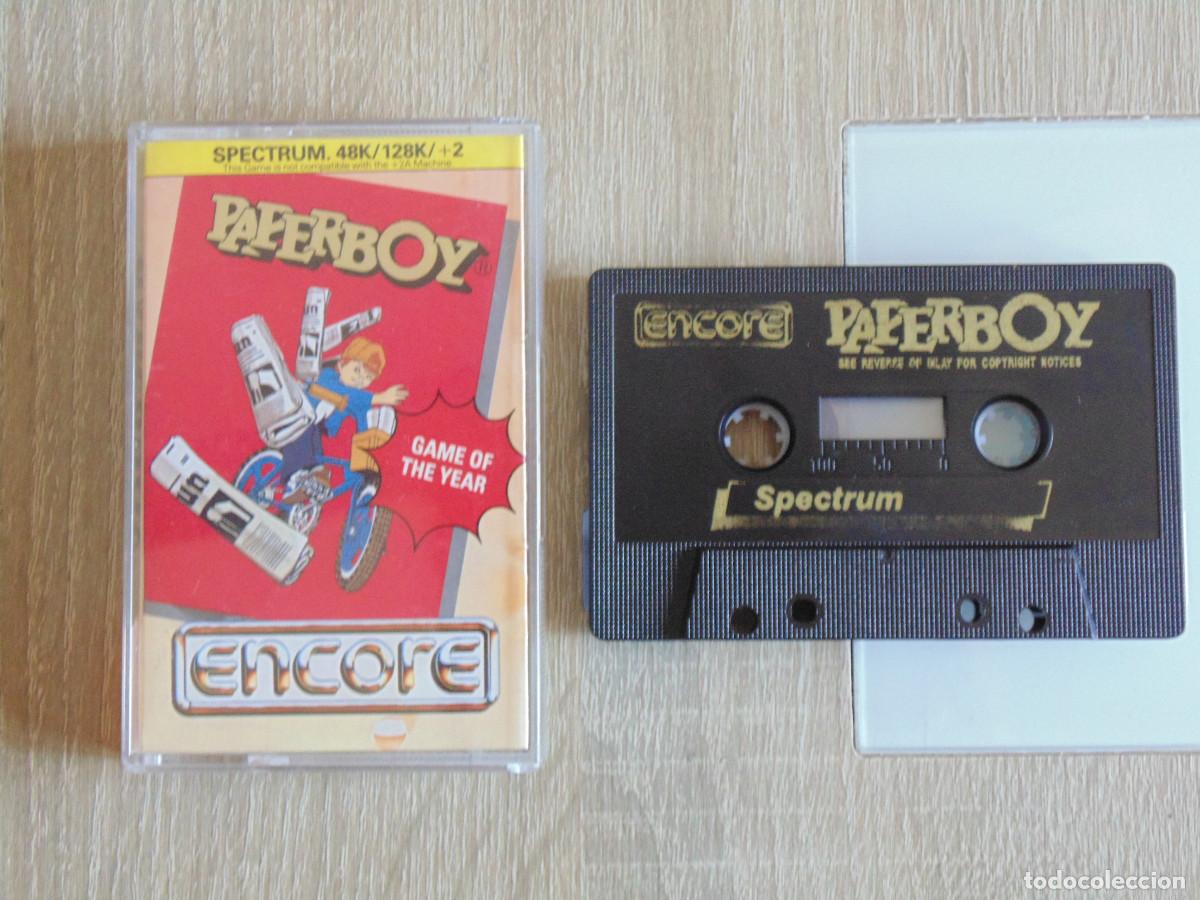 Videojuegos y consolas: Juego Spectrum. Paperboy. Atari / Encore / Elite. - Foto 1