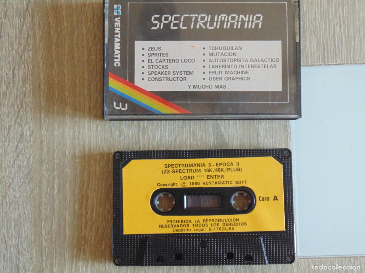 Jeux Vid&eacute;o et Consoles: Cinta Revista Spectrum. Spectrumania n&ordm; 3, 2&ordf; Epoca. Ventamatic.