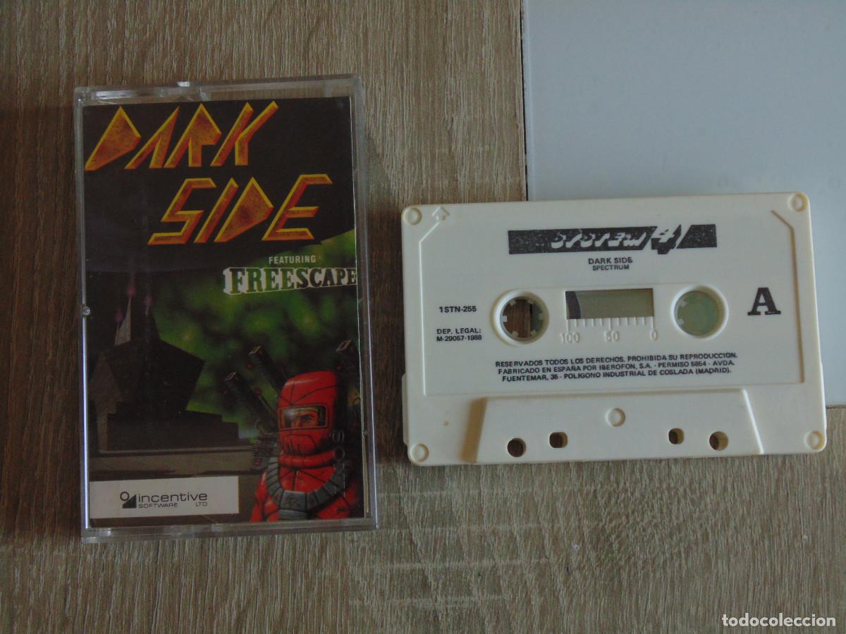 Videojuegos y consolas: Juego Spectrum. Dark Side. Incentive Games / System 4. - Foto 1