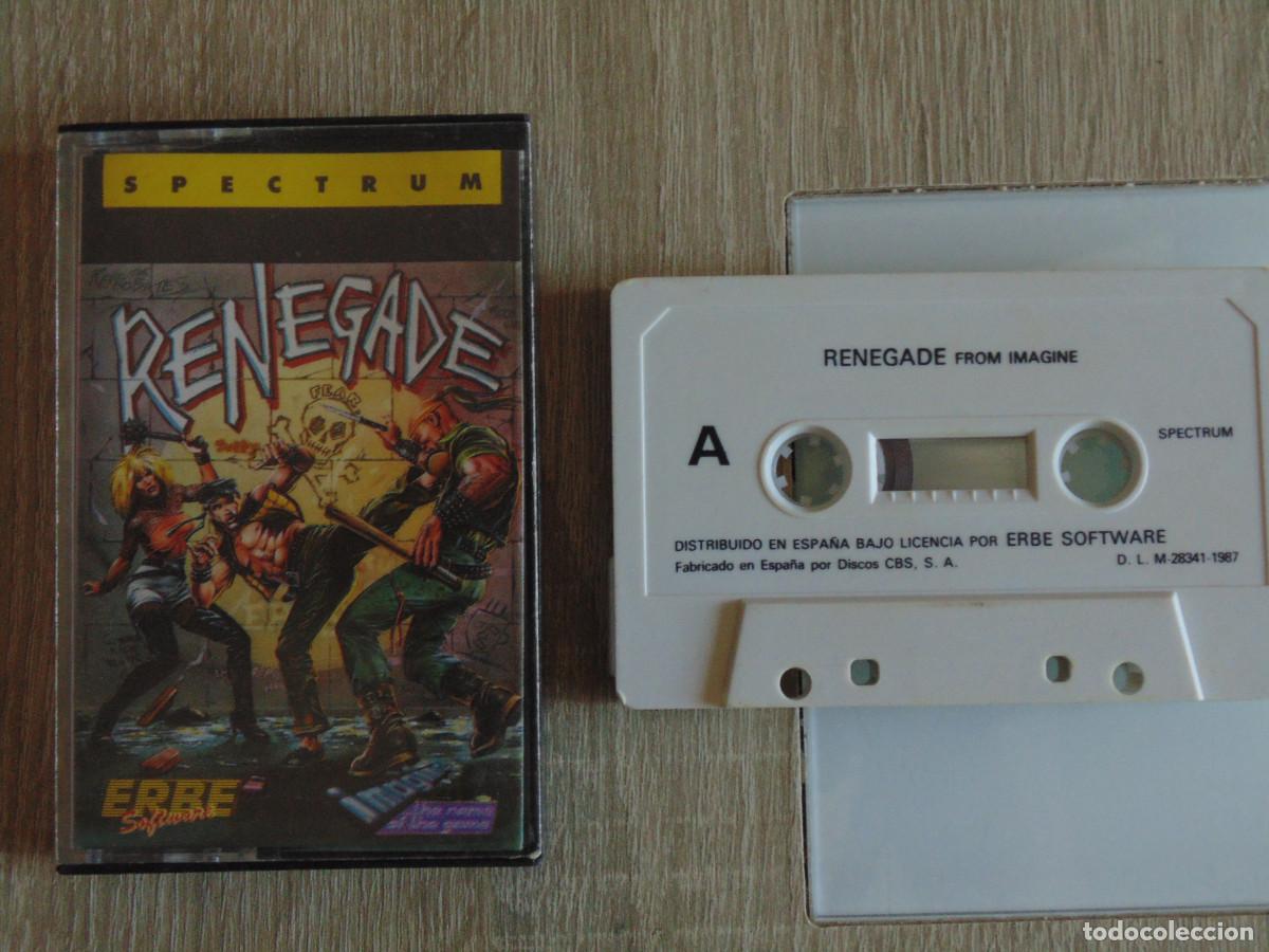 Videojogos e Consolas: Juego Spectrum. Renegade. Taito / imagine / ERBE.