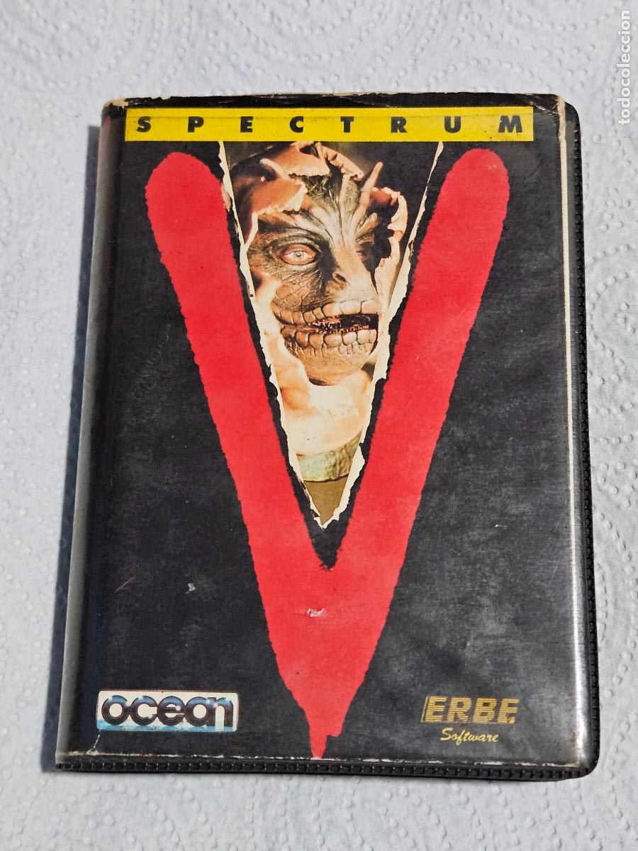 Videojuegos y consolas: - SPECTRUM - JUEGO V LOS VISITANTES - 1&ordf; EDICI&Oacute;N EN ESTUCHE - ERBE - OCEAN - MIKE DONOVAN -