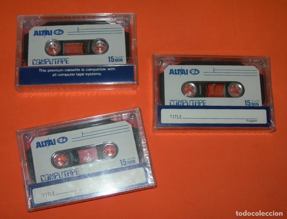 Videojuegos y consolas: LOTE DE 3 CINTAS / CASSETTES NUEVAS Y PRECINTADAS COMPUTAPE PARA JUEGOS ORDENADOR PC SPECTRUM ETC