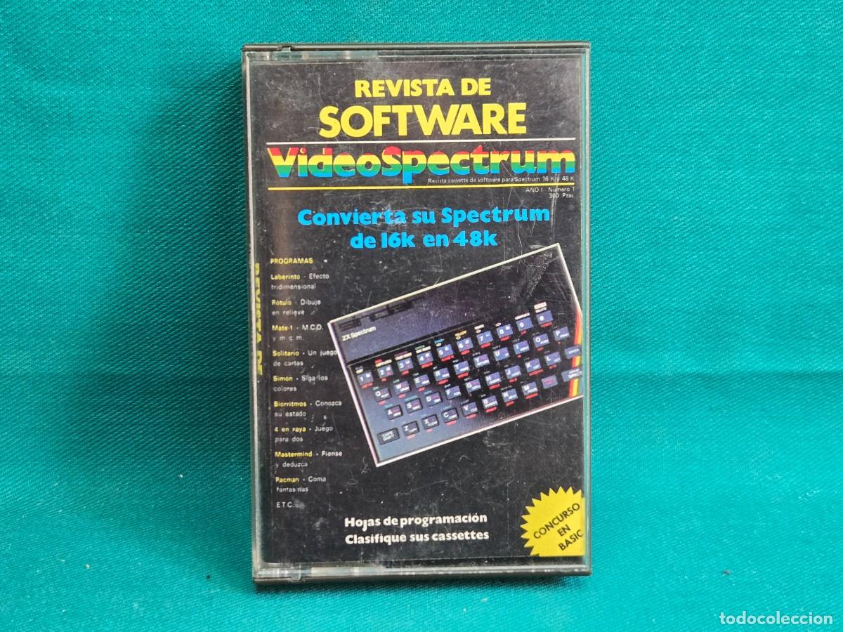 Videojuegos y consolas: CASETTE, REVISTA DE SOFTWARE , VIDEOSPECTRUM , CONVIERTA SU SPECTRUM DE 16K EN 48K