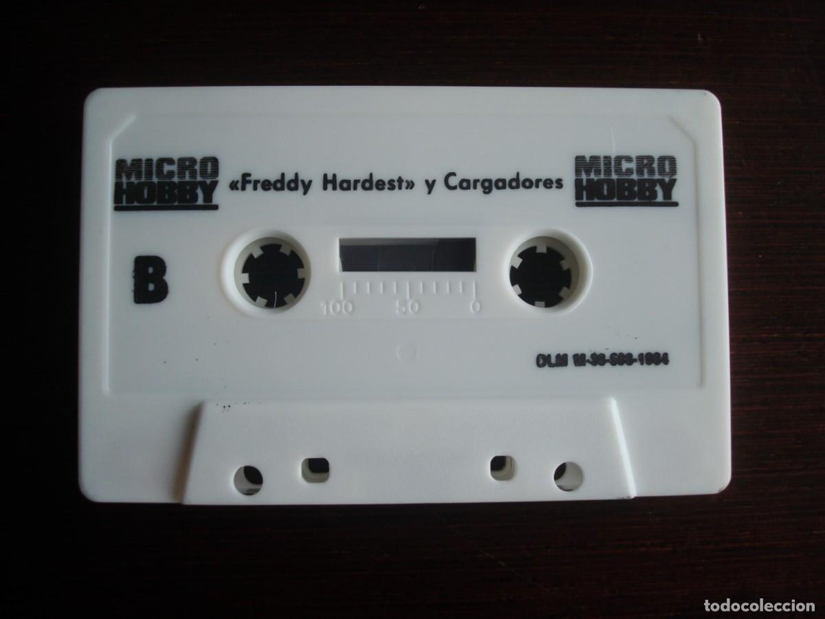 Videojuegos y consolas: Cinta MicroHobby n&ordm; 198 Freddy Hardest + Cargadores + Demos Sabre Wulf E-motion Spectrum Micro Hobby