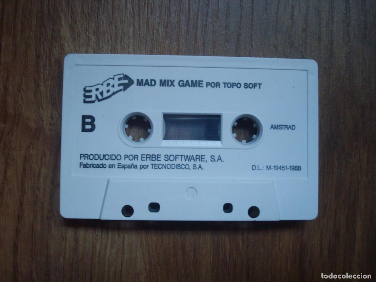 Videojuegos y consolas: Mad Mix Game para Amstrad y para Spectrum (muy raro) edici&oacute;n dual SLS 208 Tecnodisco