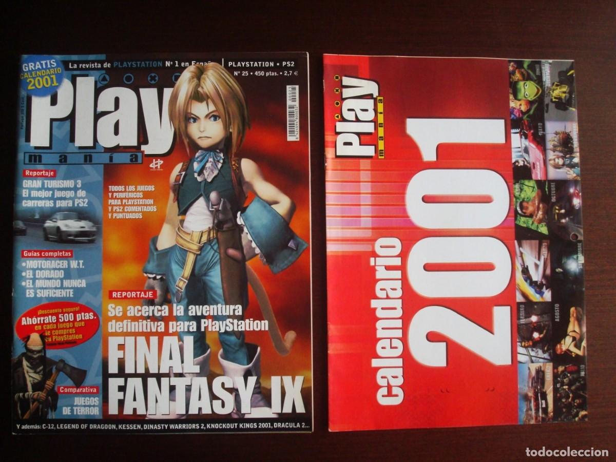 Videojuegos y consolas: Play Man&iacute;a n&ordm; 25 Incluye suplemento Calendario 2001 (Playman&iacute;a)