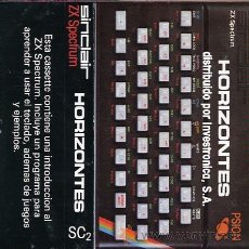 Videojuegos y Consolas: SPECTRUM. HORIZONTES.INCLUYE PROGRAMA PARA APRENDER A USAR EL TECLADO, JUEGOS Y EJEMPLOS. 1983. Lote 24450344