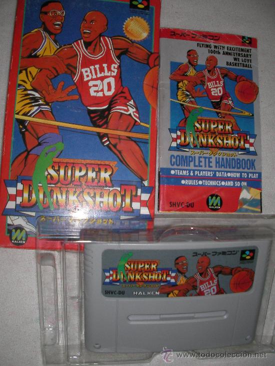 Videojuegos y consolas: JUEGO SUPER NINTENDO SUPER DUNKSHOT - Foto 1