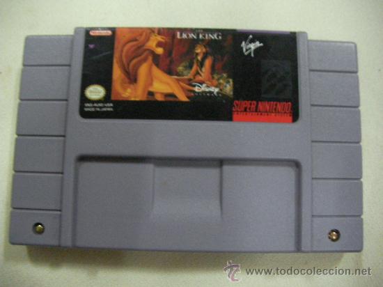 Videojuegos y consolas: JUEGO SUPERNINTENDO REY LEON - Foto 1