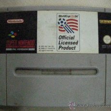 Videojuegos y Consolas: ANTIGUO JUEGO SUPER NINTENDO WORLD CUP USA 94