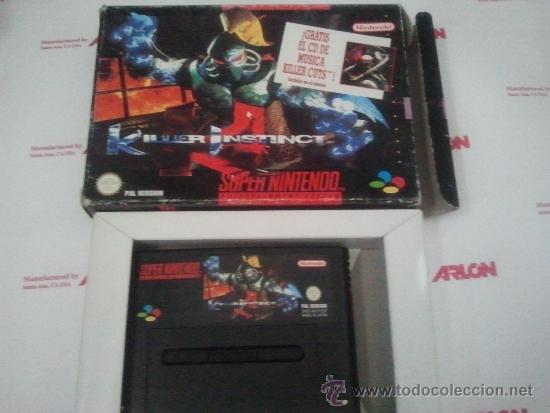 Videojuegos y consolas: juego de la super nintendo killer instinct - Foto 1