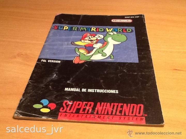 super mario world libro de instrucciones para s - Acquista Videogiochi e  console Super Nintendo su todocoleccion