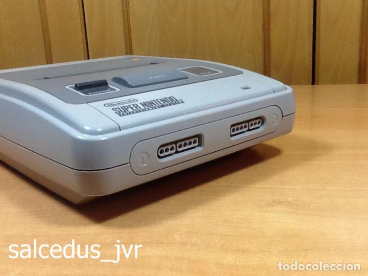 Videojuegos y Consolas: Lote Consola Super Nintendo SNES PAL Completa con cable AV + juego Mario World en Buen Estado - Foto 11 - 200089461