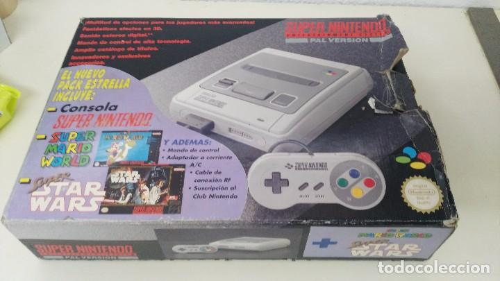 Videojuegos y consolas: antigua consola super nintendo funcionando correctamente - Foto 1