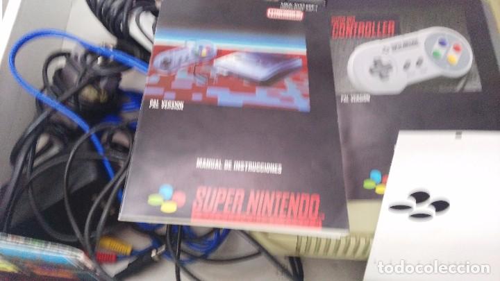 Videojuegos y consolas: antigua consola super nintendo funcionando correctamente - Foto 4