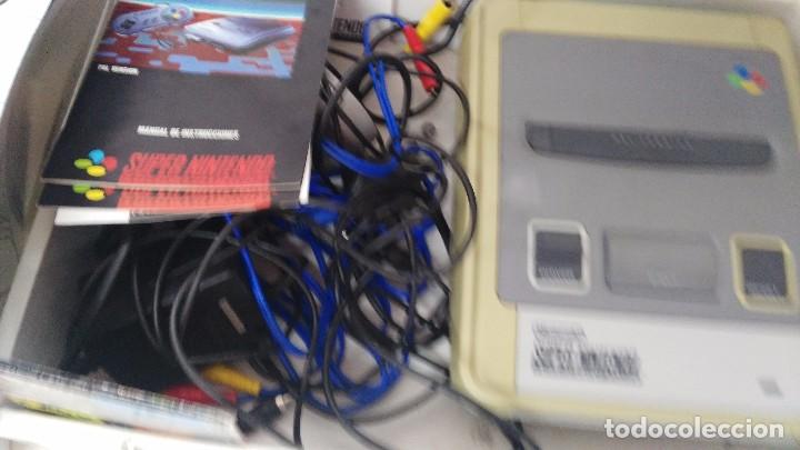 Videojuegos y consolas: antigua consola super nintendo funcionando correctamente - Foto 6