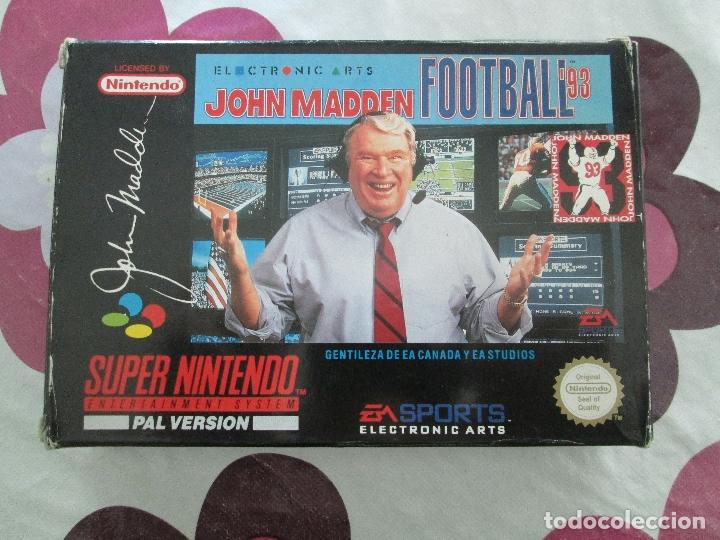 john madden football snes