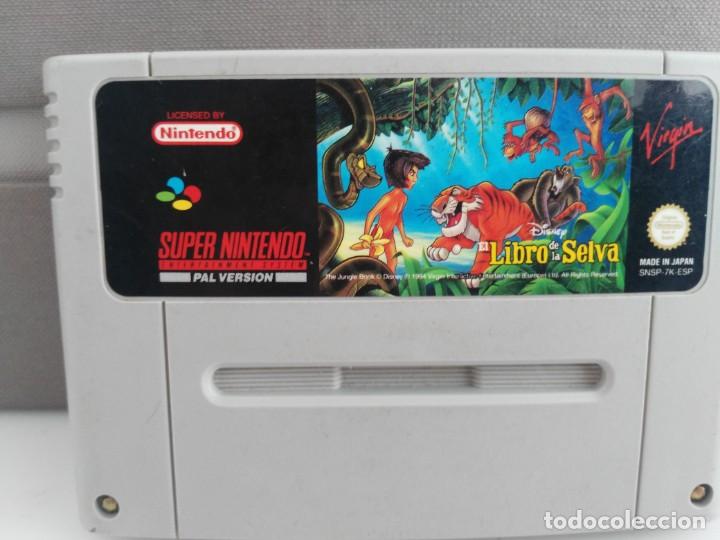 Videojuegos y consolas: JUEGO PARA SUPER NINTENDO  EL LIBRO DE LA SELVA - Foto 1