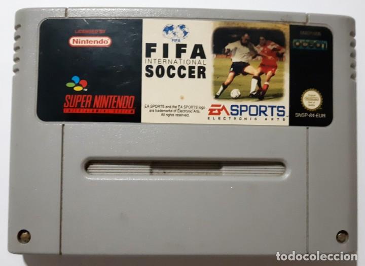 Videojuegos y Consolas: FIFA International Soccer Juego Supernintendo Original Version Pal SNSP - 006 - Foto 1 - 171065539