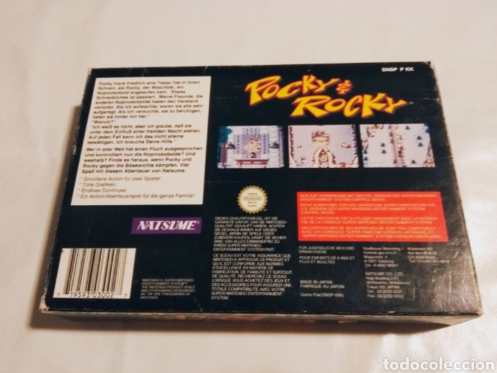 pocky and rocky 2 snes cover art