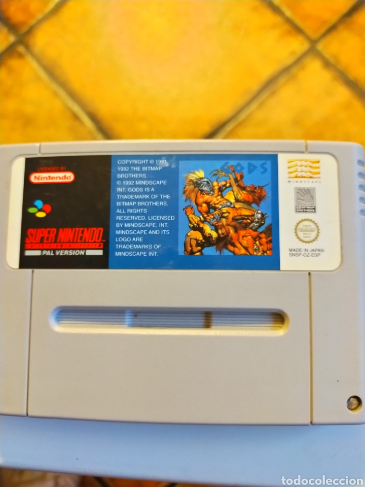 Videojuegos y consolas: Juego de super Nintendo Gops - Foto 2