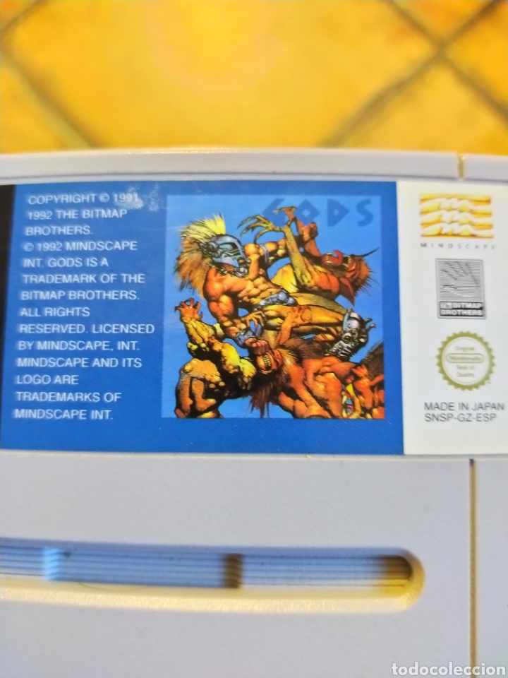 Videojuegos y consolas: Juego de super Nintendo Gops - Foto 1