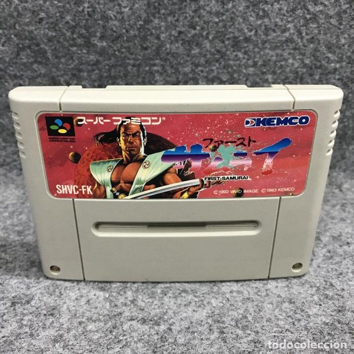 Videojuegos y consolas: FIRST SAMURAI JAP SUPER FAMICOM NINTENDO SNES - Foto 2