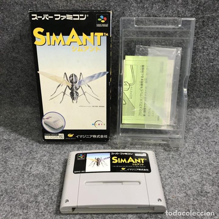 Videojuegos y consolas: SIM ANT JAP SUPER FAMICOM NINTENDO - Foto 1