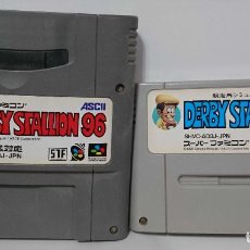 Videojuegos y Consolas: DERBY STALLION 96 Y DERBY STALLION III DE SUPER FAMICOM SUPER NINTENDO EN JAPONES SUPER NES SNES 3