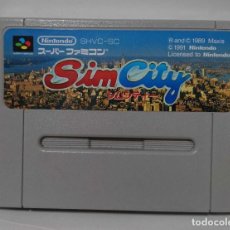 Videojuegos y Consolas: SIM CITY DE SUPER FAMICOM SUPER NINTENDO EN JAPONES SUPER NES SNES