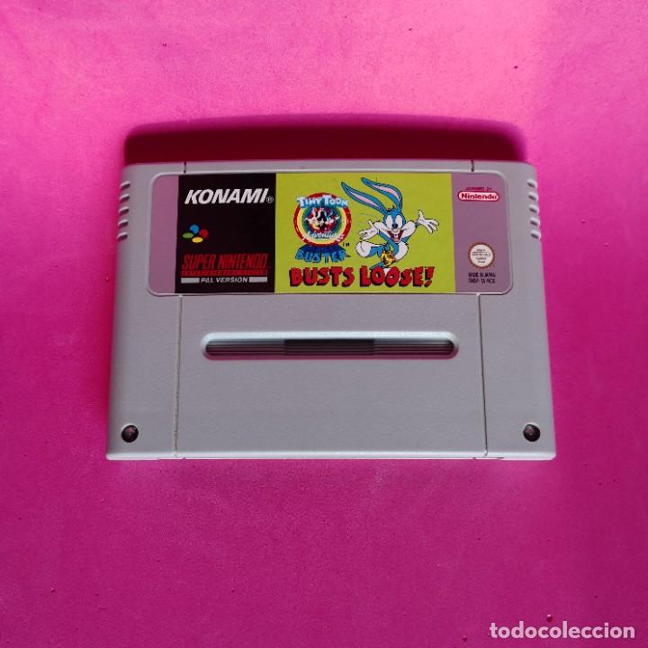 Videojuegos y consolas: Busts Loose Tiny toon adventures Super Nintendo - Foto 1
