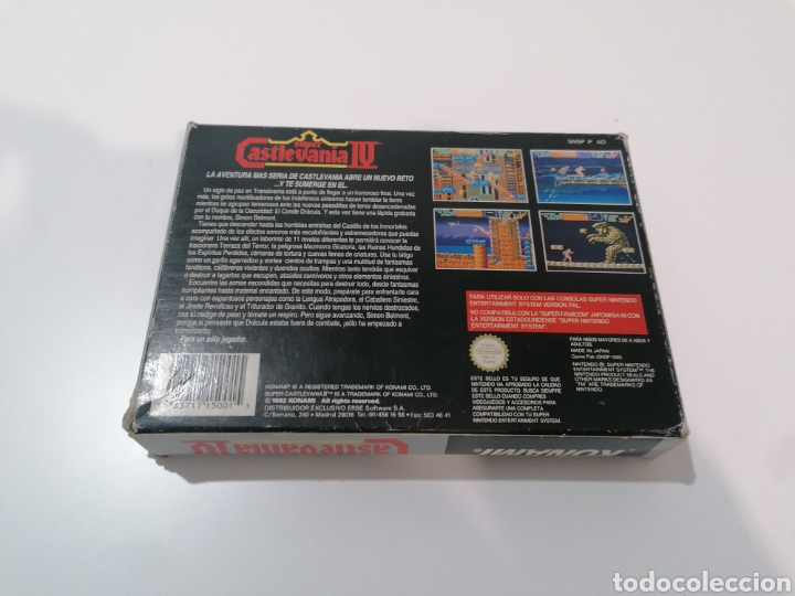 Videojuegos y Consolas: Super Castelvania 4 Super Nintendo Pal - Foto 2 - 303416988